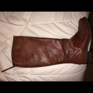 Brown Leather Riding Boots